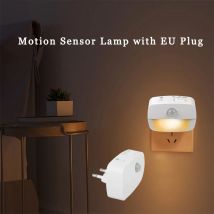 Bezprzewodowy czujnik ruchu LED lampka nocna wtyczka czujnik ruchu sypialnia schody szafa nocna