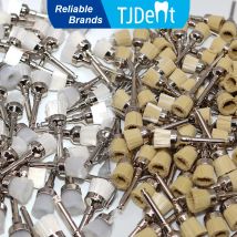 TJDent 100 teile/beutel Dental Nylon Polieren Pinsel Schüssel Form Zahnmedizin Einweg Prophy Pinsel Prophylaxe Pinsel Zahnarzt Material