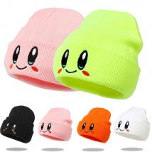 Vendita calda Cute Eye ricamo Beanie Trendy Candy Color coppia berretti Casual Coldproof Knit Hats For Women & Men