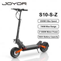 JOYOR S10-SZ Scooter elettrico pieghevole per adulti E-Scooter 25 KM/H Monopattino elettrico 2000W Skateboard 60V 18Ah Cavalletto