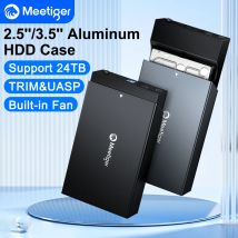 Meetiger 2.5 3.5 Inch HDD Case USB 3.0 To SATA External Hard Drive Reader Hard Drive Enclosure High Speed Adapter for PC Laptop