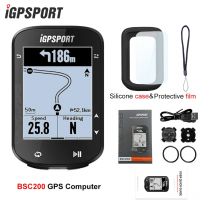 IGPSPORT BSC200 GPS komputer rowerowy bezprzewodowy prędkościomierz rowerowy cyfrowy ANT + nawigacja trasy stoper licznik rowerowy