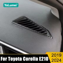 Für Toyota Corolla E210 Hybrid Edelstahl Auto eine Säule Luft auslass Lünette Zierring Rahmen Aufkleber