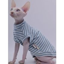 Sphynx Cat Clothes Cotton Hairless Cat Vest Baby 100% Cotton Soft Summer Sleeveless Thin Vest Cat Clothes for Devon, Cornish