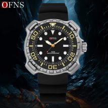 Ofns trend männer quarzuhren top marke luxus silikon armband wasserdicht sport quarzuhr männer business uhr relogio masculino