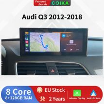 8 Core Android 13 System Auto Multimedia Stereo Für Audi Q3 2012-2018 RMC Google WIFI 4G SIM IPS Touchscreen GPS Navi Carplay