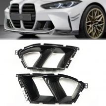Auto Front Stoßstange Nebel Licht Abdeckung Air Vent Trim Seite Outlet Intake Rahmen Für BMW G80 M3 G83 G82 M4 2021-2025