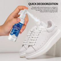 Spray deodorante per odori ai piedi Rimozione multiuso degli odori per scarpe Spray rinfrescante per i piedi Anti-sudore Cura dei piedi Rimozione degli odori