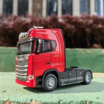 1/50 Alloy Diecast Truck Head Car Model Toys Simulation Engineering Transport Vehicle Pull Back