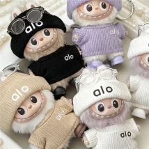 For labubu Doll 4.0 The Monsters Pin for Love Series Badminton Tennis Sports Sweater Outfit Clothing Shoes Hat Clothes 15-17cm