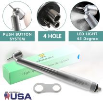 NSK Style Dental LED 45 ° manipolo chirurgico ad alta velocità turbina in fibra ottica 4 fori YABANGBANG
