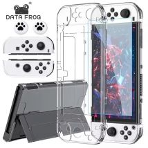 DATA FROG Custodia protettiva in cristallo Custodia protettiva Tible-Nintendo Switch Custodia