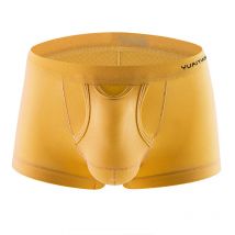 Ice Silk Men Boxer Shorts Scrotum Capsule Breathable Quick Dry Mens Panties Cueca Male Penis Pouch Separate Bag Sexy Underpants