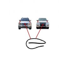 1 Pcs Hood Rubber Seal for Pajero V90 MR523297 2000-2022 Bonnet Weather Strip for Montero V60 Side Rubber for Shogun V70