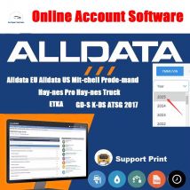 2025 Alldata Conto online Diagramma di riparazione Officina Software Hay-nes Pro Mit-chell Supporto Accesso mobile/PC