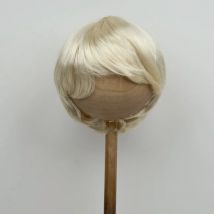1/12 1/8 OB11 Puppe Perücken D28053 3-4 Zoll 4-5 Zoll 5-6 Zoll Enfant Cut synthetische Mohair BJD Haar Lati gelb & weiß kleine Accessoires