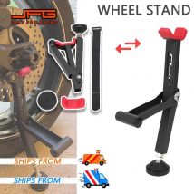 Soporte Universal para Rueda de Motocicleta, Soporte Portátil de un Solo Lado, Soporte Delantero y Trasero Plegable, Herramienta de Reparación de Neumáticos