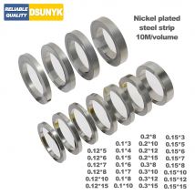 Niklowany pasek 18650 akumulator niklowy złącze płytki 0.1mm 0.15mm 0.2mm stalowy pasek zgrzewarka punktowa zgrzewarka akumulatorowa