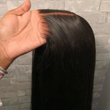 Parrucca frontale in pizzo 4x4 5x5 HD senza colla per capelli umani 30 40 pollici parrucca diritta per capelli umani pre pizzicata parrucca frontale in pizzo HD dritto 13x6