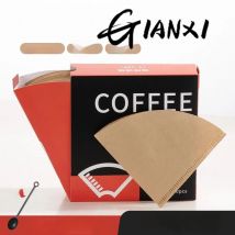 Kaffeefilterpapier, handgefertigtes Kaffee-Spezialfilterpapier in Kegelform, umweltfreundliches Filterbeutel für Holzzellstoff, Kaffeebrühfilterbeutel