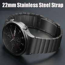 Cinturino in acciaio inossidabile da 22 mm per Huawei Watch GT6 Pro GT5 GT4 GT3 GT2 GT 46mm cinturino in metallo per Huawei Watch 5/4/4pro/3/3pro