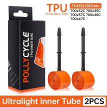 Gravel Road Bike Off-Road Inner Tube TPU 700x32c 35c 38c 42c Puncture-Resistant MTB Bicycle TPU Inner Tube French Valve45/65mm