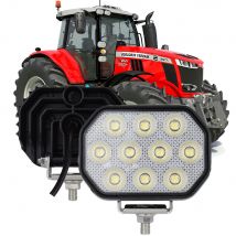 5" LED Work Light  Flood 7500lm 50W for Forklift Front Light Truck Tractor Loader Headlight Excavator  Accessories Parts
