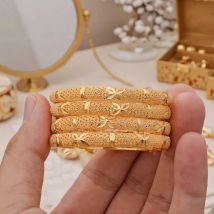 Flower France Small Child Gold Color Bangles For Girls Child Kids Bracelet Baby Wear Bracelets Gift Blessing