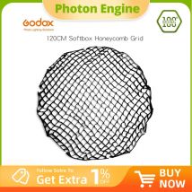 Godox Portable P120G P120L P120H AMBITFUL P120 120cm Deep Parabolic Softbox Honeycomb Grid