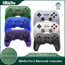 8 Bitdo Pro 2 Bluetooth-Gamepad-Steuerung mit Halle für Switch PC macOS Android Steam Raspberry Pi Nintendo Switch Game Controller