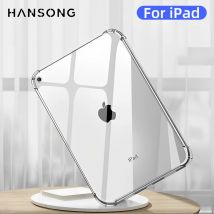Custodia trasparente in silicone TPU per iPad Air 11 2024 Pro 11/13 pollici M4 per iPad 10/9/8/7/6/5 Gen Air 4/5th 10.9 3rd 10.5 Mini 6