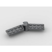 *Scharnierplatte 2 x 4 * 545 10 Stück DIY-Erleuchtungsblock Ziegel Teilenummer. 3639+3640 kompatibel mit