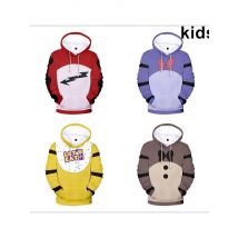 3 To 14 Years Kids Cartoon Hoodies Five Nights At FN AF 3D Hoodie Sweatshirt Boys Girls Bear Cartoon cosplay Children Pullover