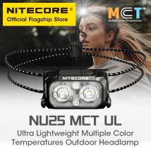 NITECORE NU25 MCT UL USB-C Rechargeable Headlamp Multiple Color Temperatures Headlight for Trail Running Trekking Backpacker