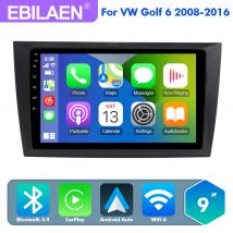 Lettore multimediale per Auto Android 13.0 per VW Volkswagen Golf 6 2008-2016 Autoradio telecamera di navigazione 4G Carplay Android Auto