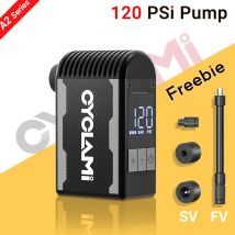 CYCLAMI Przenośna kieszonkowa elektryczna pompka do roweru szosowego MINI Szybka ładowalna sprężarka do pompowania opon 100 120 150 PSI Seria A2