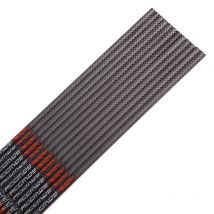 6/12/18 pezzi ID6.2mm 3K freccia in carbonio albero colonna vertebrale 200 250 300 350 400 500 tiro con l'arco caccia pratica tiro