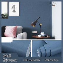 Raumdekoration, 45 cm, PVC, Macaron, einfarbig, selbstklebende Tapete für die Renovierung von Schlafzimmern, wasserfeste und schimmelresistente Wandaufkleber