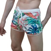 JOCKMAIL Drucken männer Bademode Badehose Sexy Strand Surfen Badeanzug Shorts Männer Badeanzug Schwimmen Hosen Nylon Eis Seide Hause Shorts