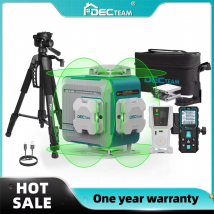 4D 16 linee livello Laser autolivellante 130ft DECTEAM 4x360 ° strumento Laser a linea trasversale per pavimento con piastrellatura verde con batteria al litio M04CG