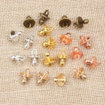 30pcs Charms baby schnuller binky beißring 14x10mm handgemachte Handwerk anhänger herstellung, Tibetischen Silber Überzogen, DIY für armband halskette