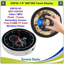 Guition HMI W5 ESP32-S3 1,85 Zoll 360x360 IPS Touch-LCD-Displaymodul LVGL WIFI AIDA64 Zweitbildschirm Videoplayer Fotorahmen MP3