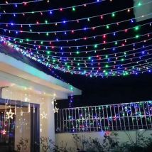 EU-Stecker 220V im Freien 10m 20m LED-Lichterketten Girlande Girlande Lichterkette Weihnachten Hochzeits feier Urlaub Garten dekoration
