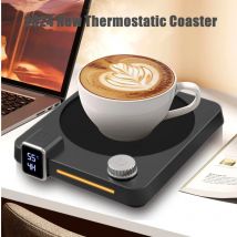 2025 neue Thermostat Tasse Matte Kaffee Heizung Tasse Matte Geschwindigkeit Heizung Timer 9-geschwindigkeit Knopf Steuerung Schlafsaal Hause geschenk Tasse Matte