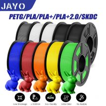 JAYO 10 rollos pla plus/petg /pla/pla + 2,0/skdc filamento 3d Multicolor impresión 1,75mm FDM 100% sin burbujas para materiales de impresora 3D