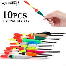 Sougayilang Angeln Float Set 10pc Chinesische Haken Boje Professionelle Vertikale Boje Zubehör Multi Funktion Köder Float Pesca