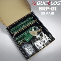 25 Pairs BUCKLOS Disc Brake Pads for SHIMANO B01S B05S Ceramic Resin Bicycle Hydraulic Brake Pads Road Mountain Bike Brake Pads