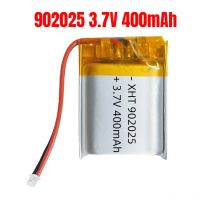 902025 3.7V Lithium Battery Li Po Battery 400mAh Lipo Rechargeable Li Polymer Batteries for Headset Electronics Camera