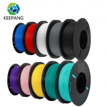KEEPANG PLA/HS-PLA/PETG/Seide PLA 3D-Drucker-Filament 1,75 mm, gemischte Farben, 5 Rollen, Hochgeschwindigkeits-PLA-Druckmaterial für Bambu Lab