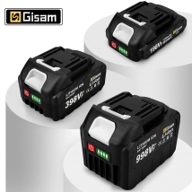 Batteria agli ioni di litio ricaricabile da 18 V, 22500 mAh, 15000 mAh, con indicatore di carica, per utensili elettrici Makita